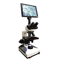 Trinocular Microscope with Digital LCD Tablet